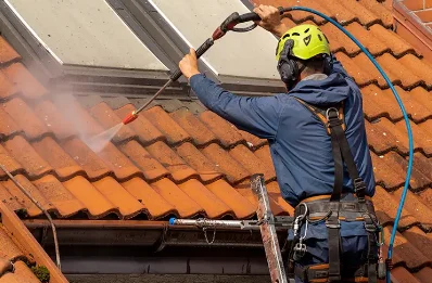 Démoussage et hydrofuge de toiture à Moras